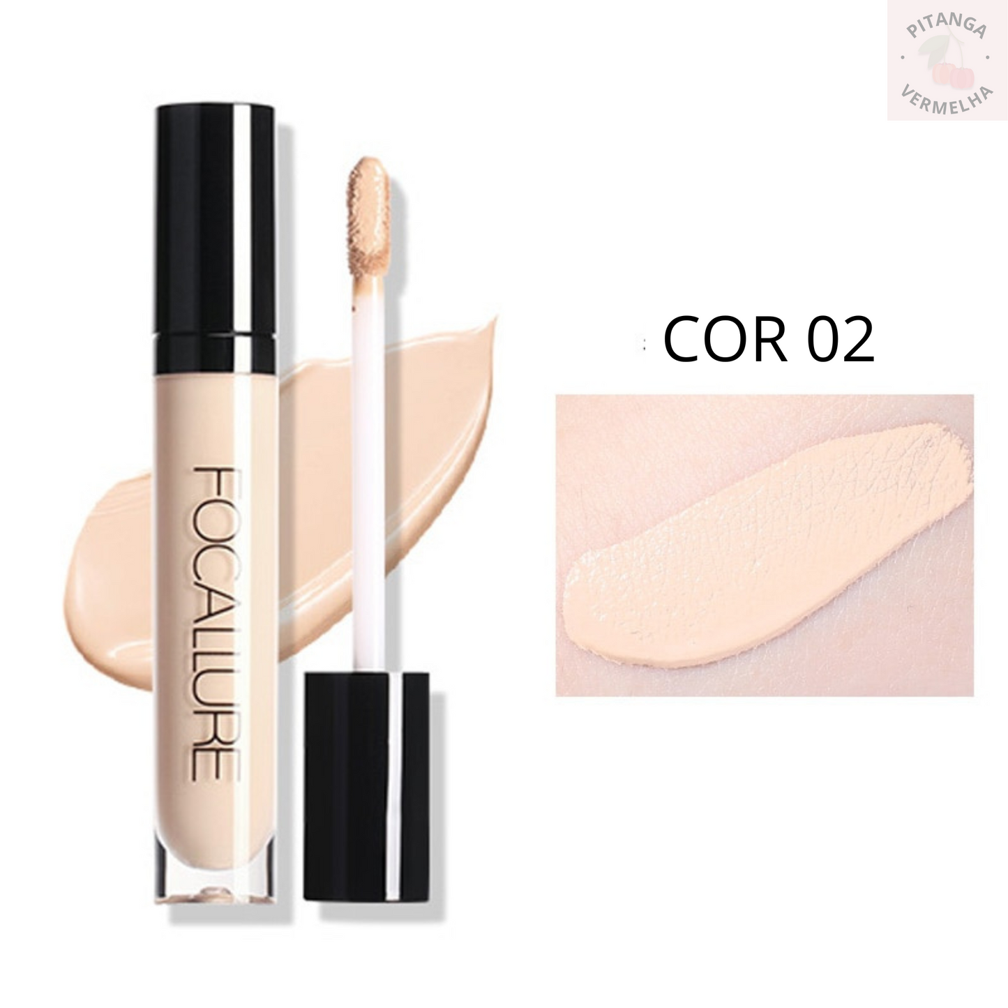 Corretivo Liquído FOCALLURE 7 Cores