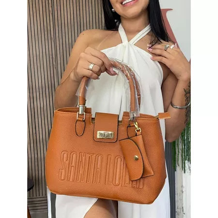 Bolsa Feminina de mão com alça transversal SL