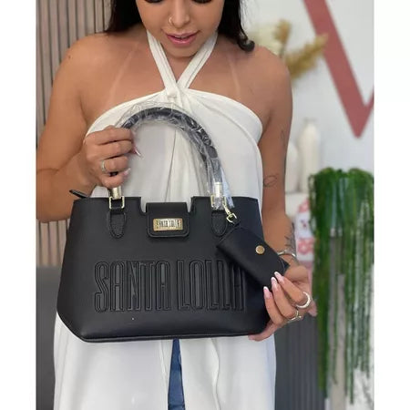 Bolsa Feminina de mão com alça transversal SL
