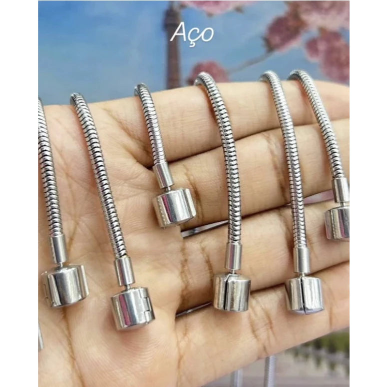 Pulseira Berloque Life - Aço Inox