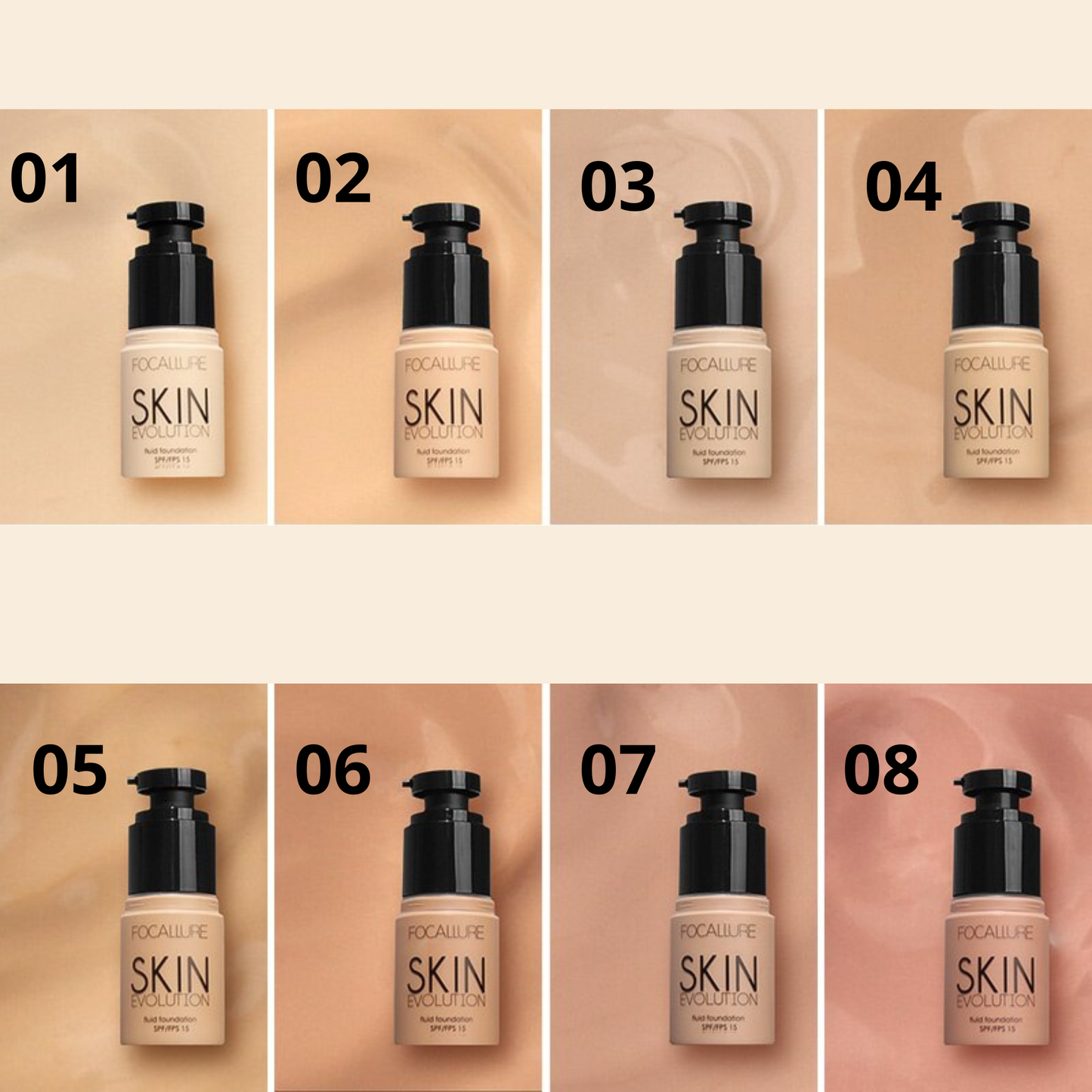 Base Liquída Focallure Skin Evolution