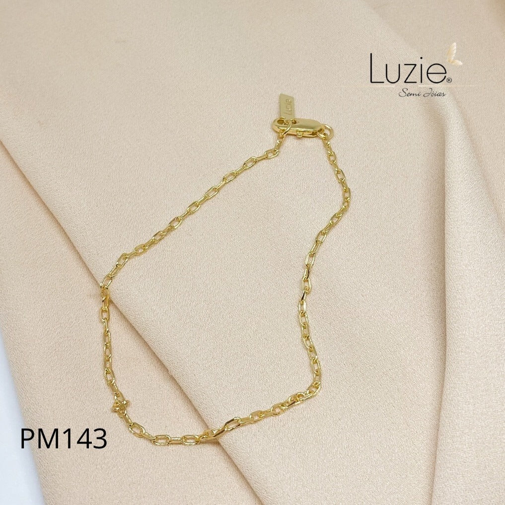 Pulseira Masculina - Folheado a Ouro