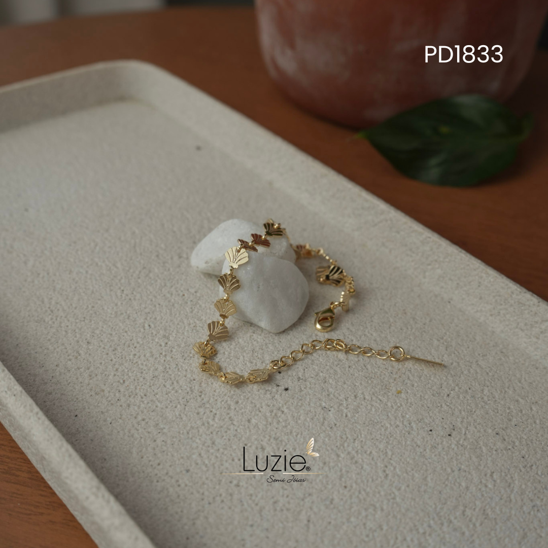 Pulseiras Femininas- Folheado a Ouro