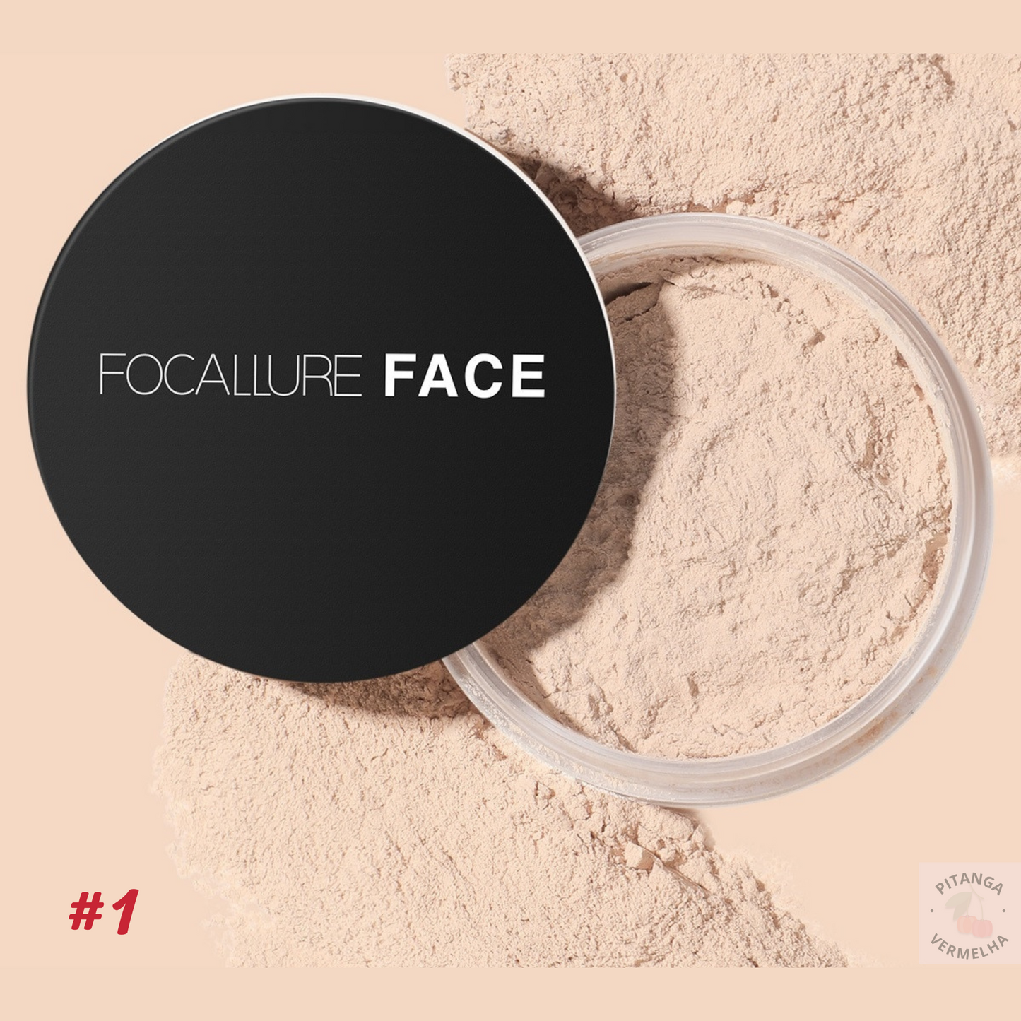 Pó Solto Facial FOCALLURE 9 Cores