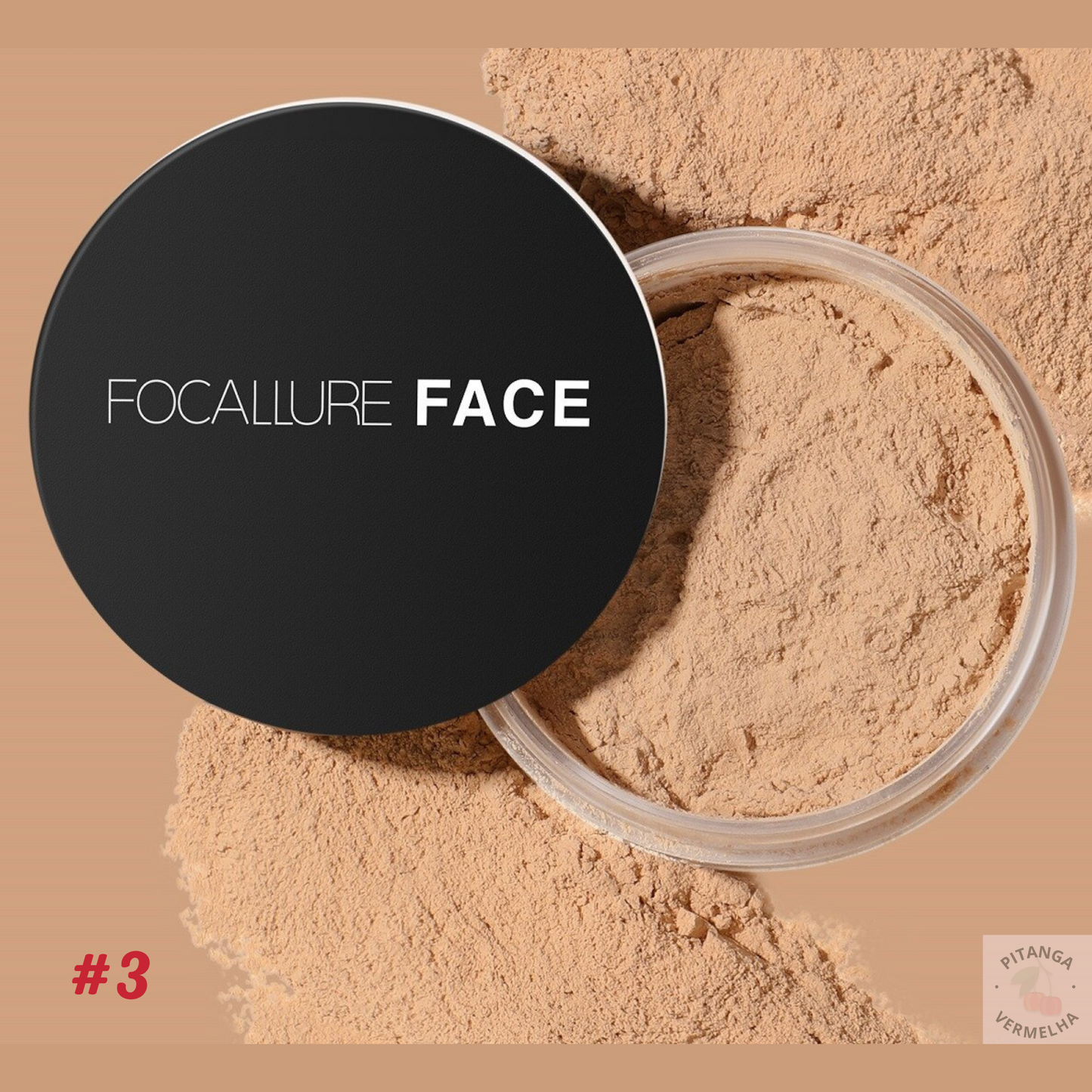 Pó Solto Facial FOCALLURE 9 Cores