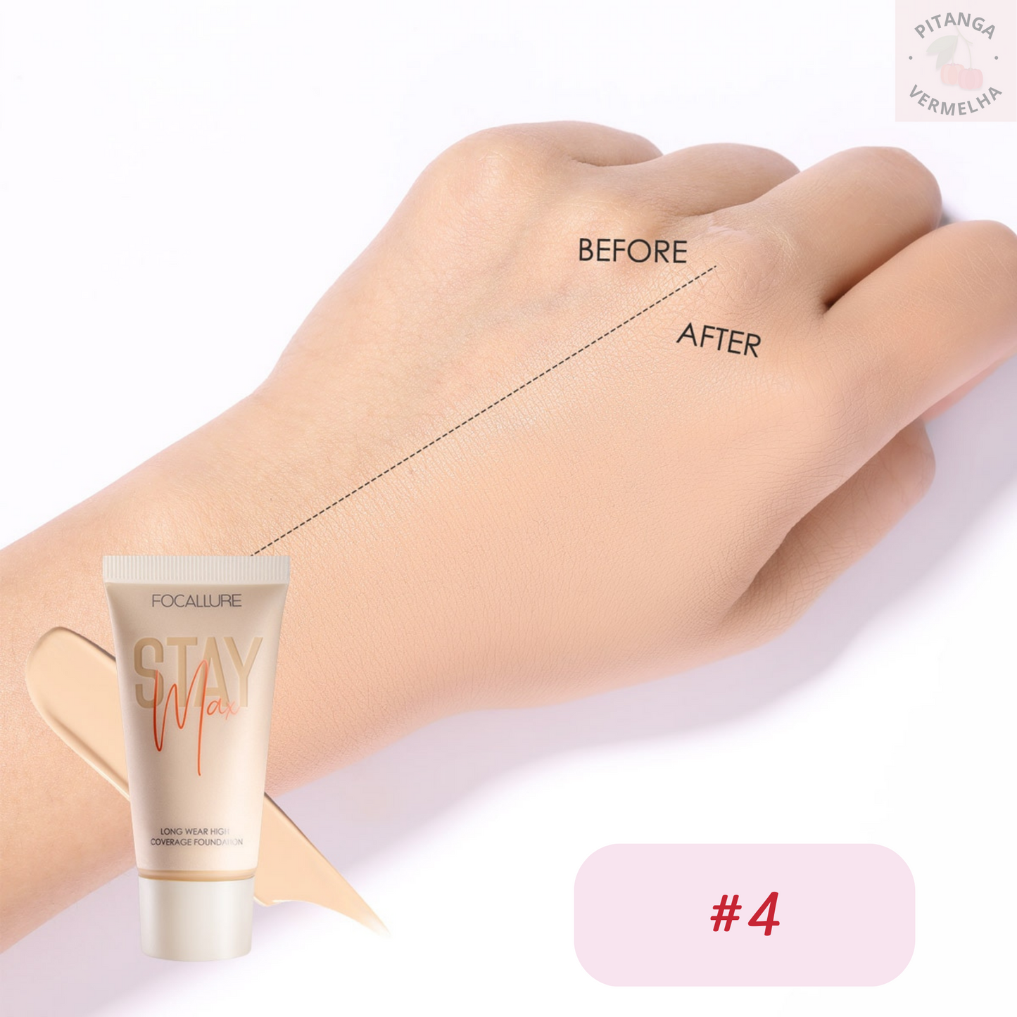 Base Líquida StayMax FOCALLURE
