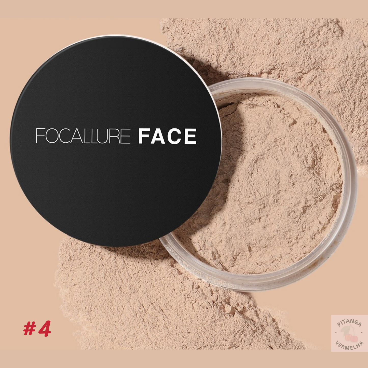 Pó Solto Facial FOCALLURE 9 Cores