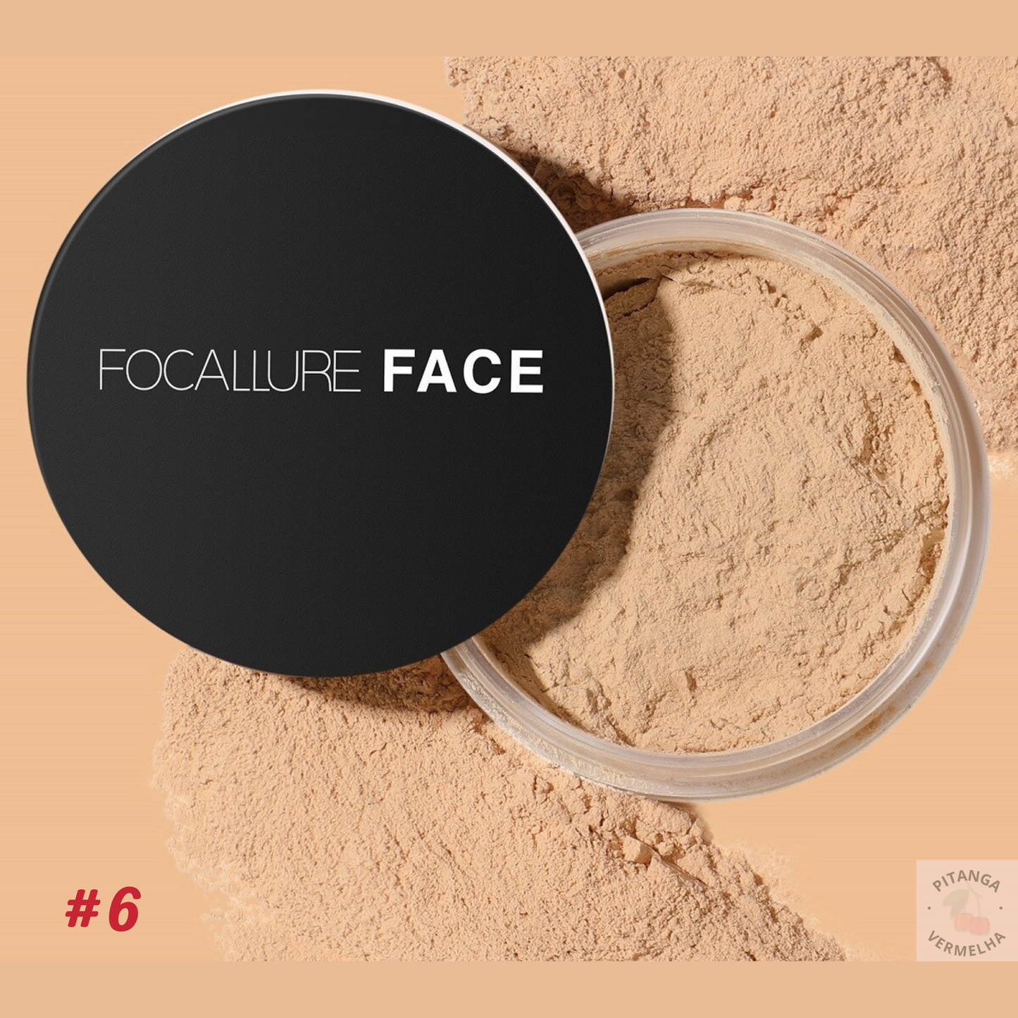 Pó Solto Facial FOCALLURE 9 Cores
