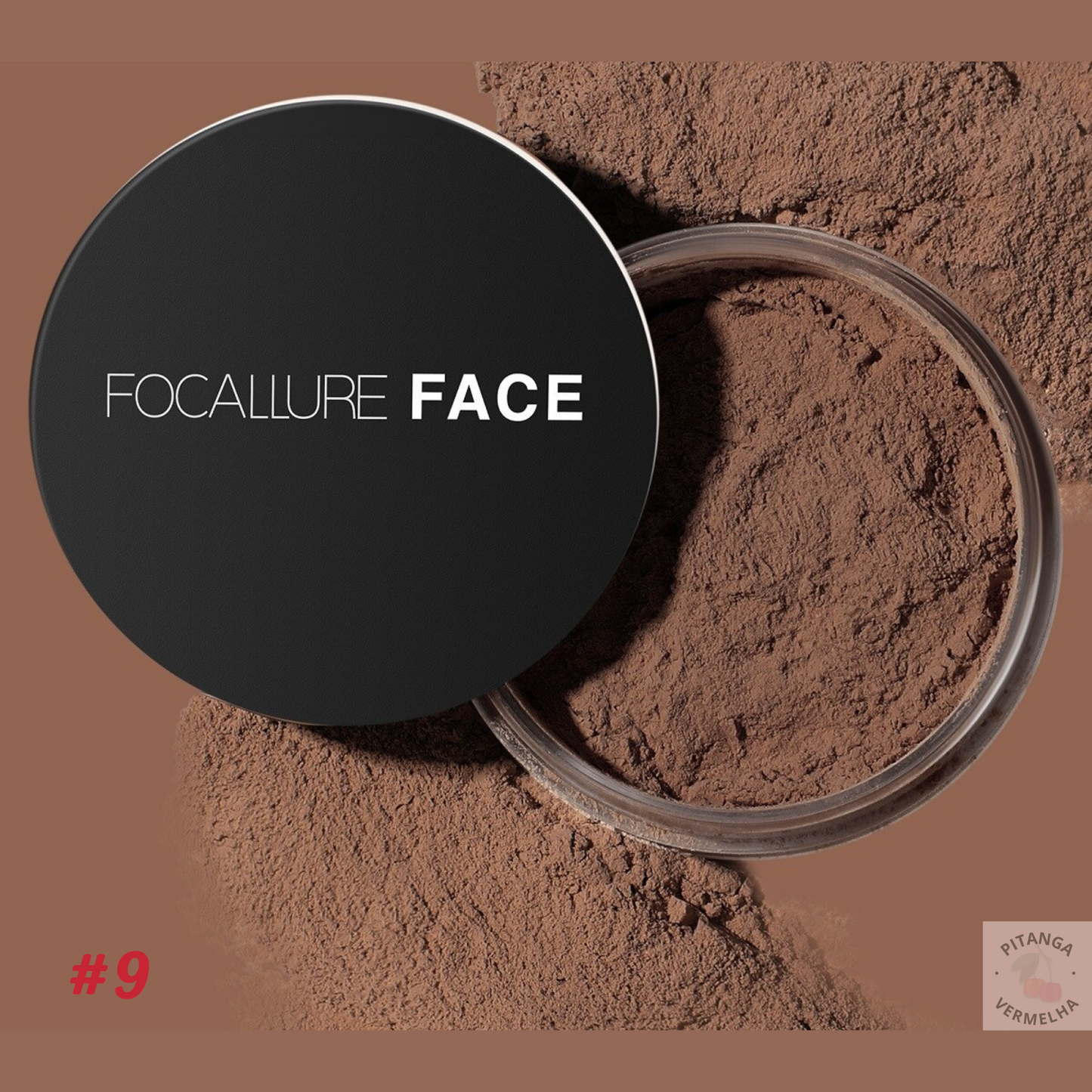 Pó Solto Facial FOCALLURE 9 Cores