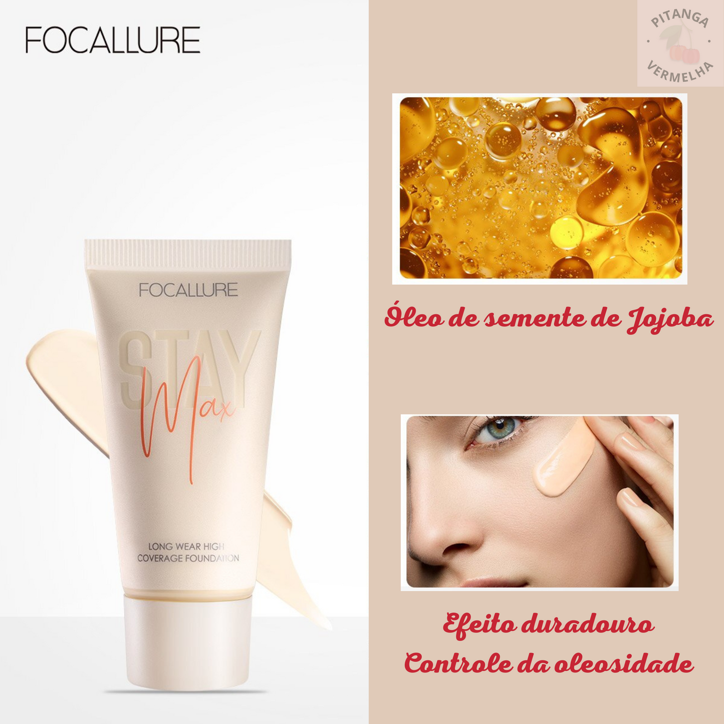 Base Líquida StayMax FOCALLURE