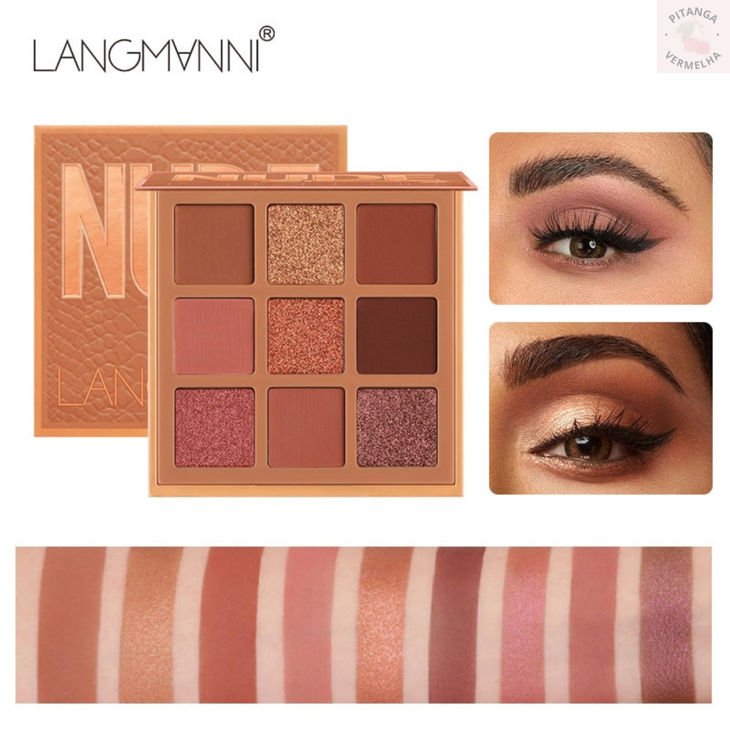 Paleta de sombras Nude - LANGMANNI