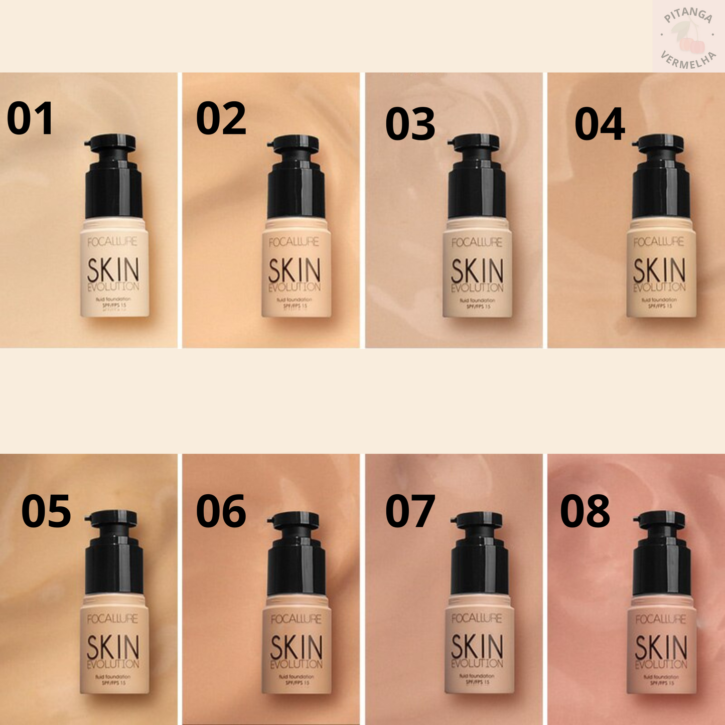 Base Liquída Focallure Skin Evolution