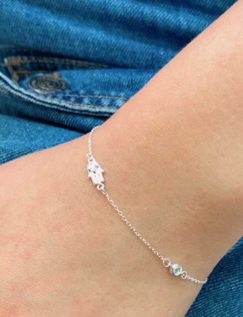 Pulseira feminina - Prata 925