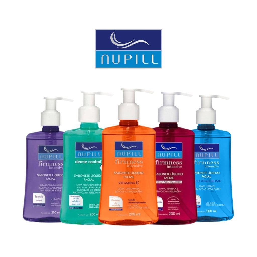 Sabonete Líquido Facial Nupill 200ml