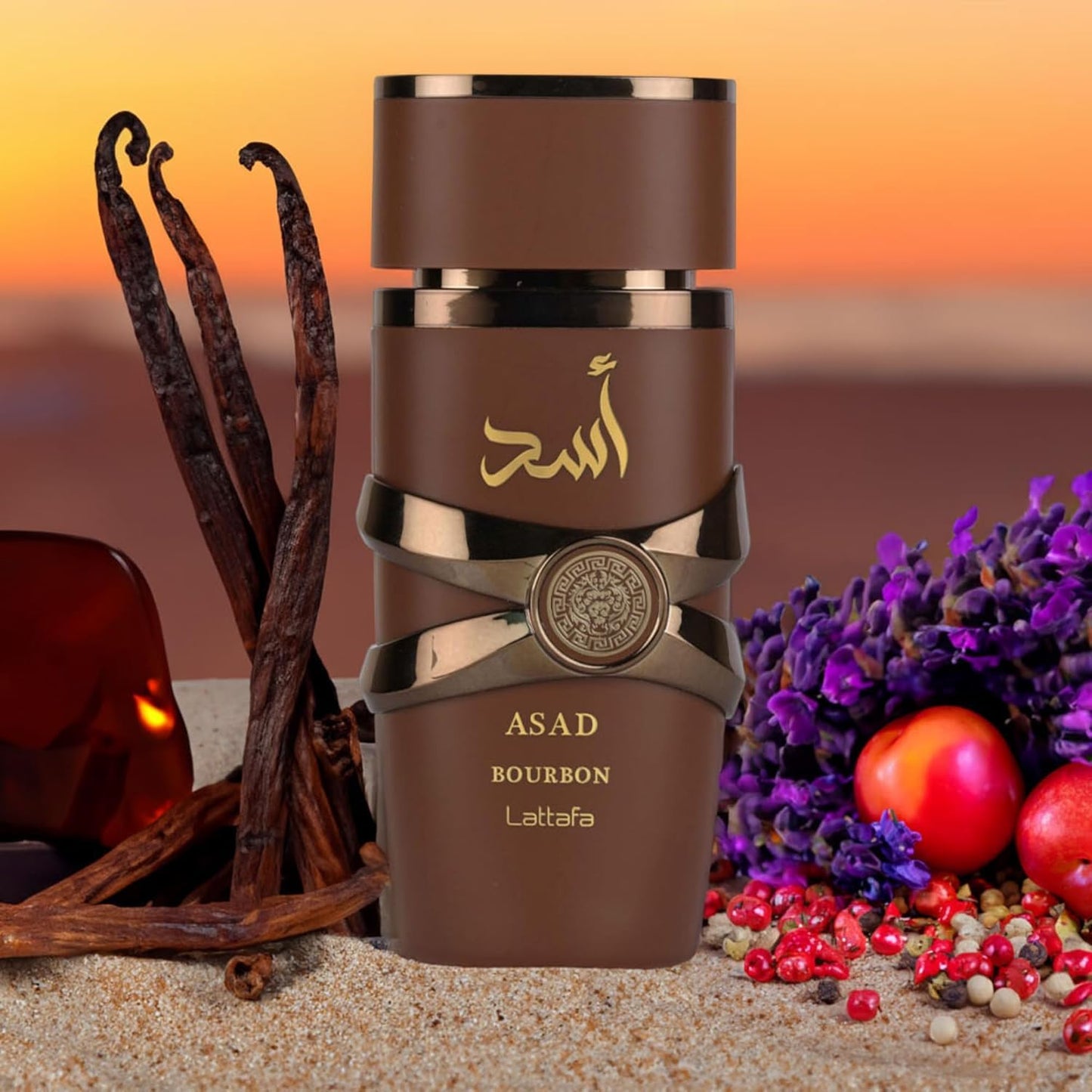 Perfume Árabe Asad Bourbon Masculino - Lattafa