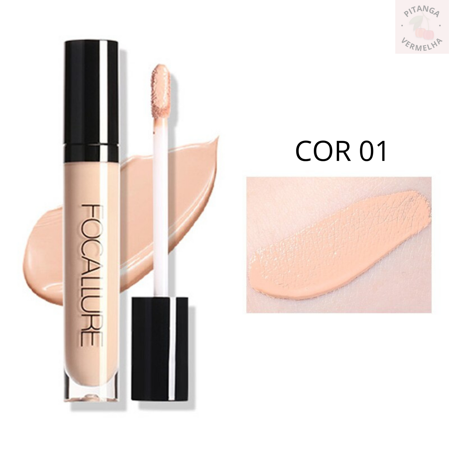 Corretivo Liquído FOCALLURE 7 Cores