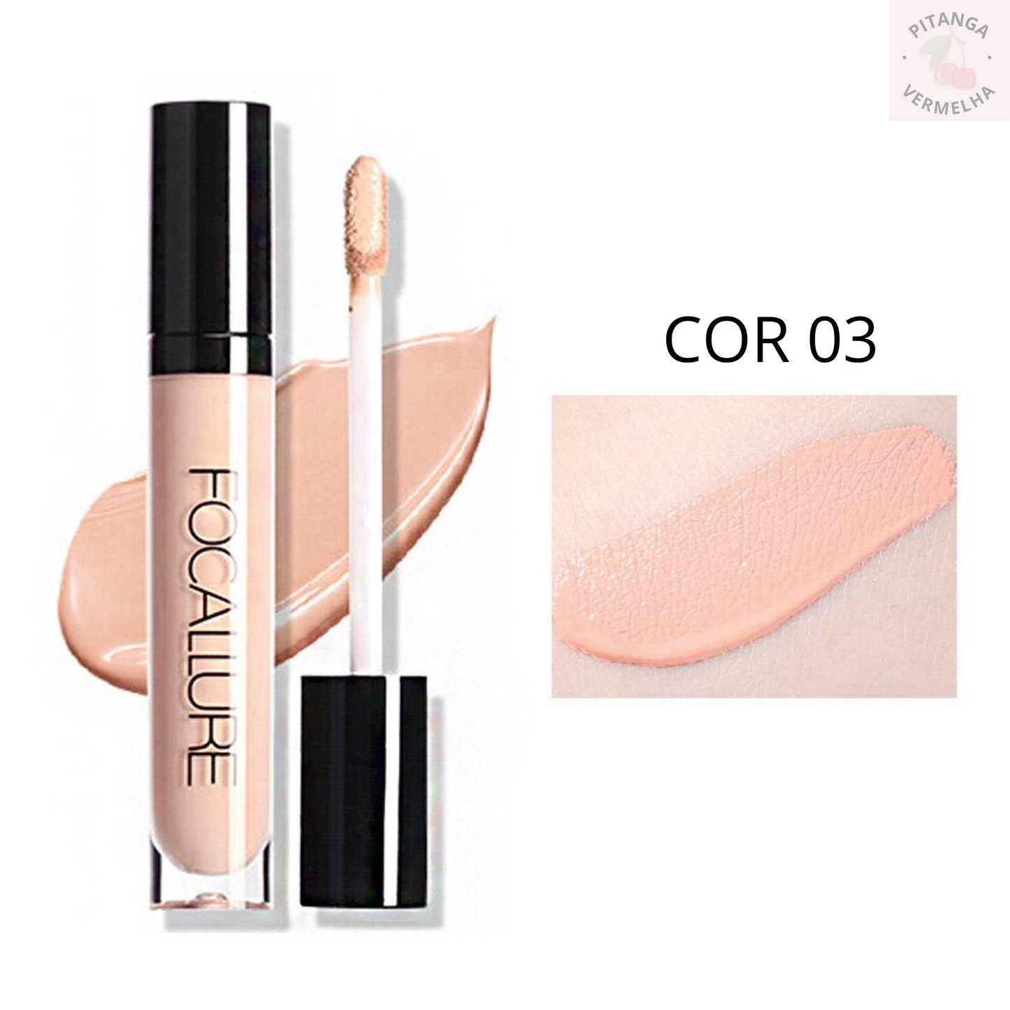 Corretivo Liquído FOCALLURE 7 Cores