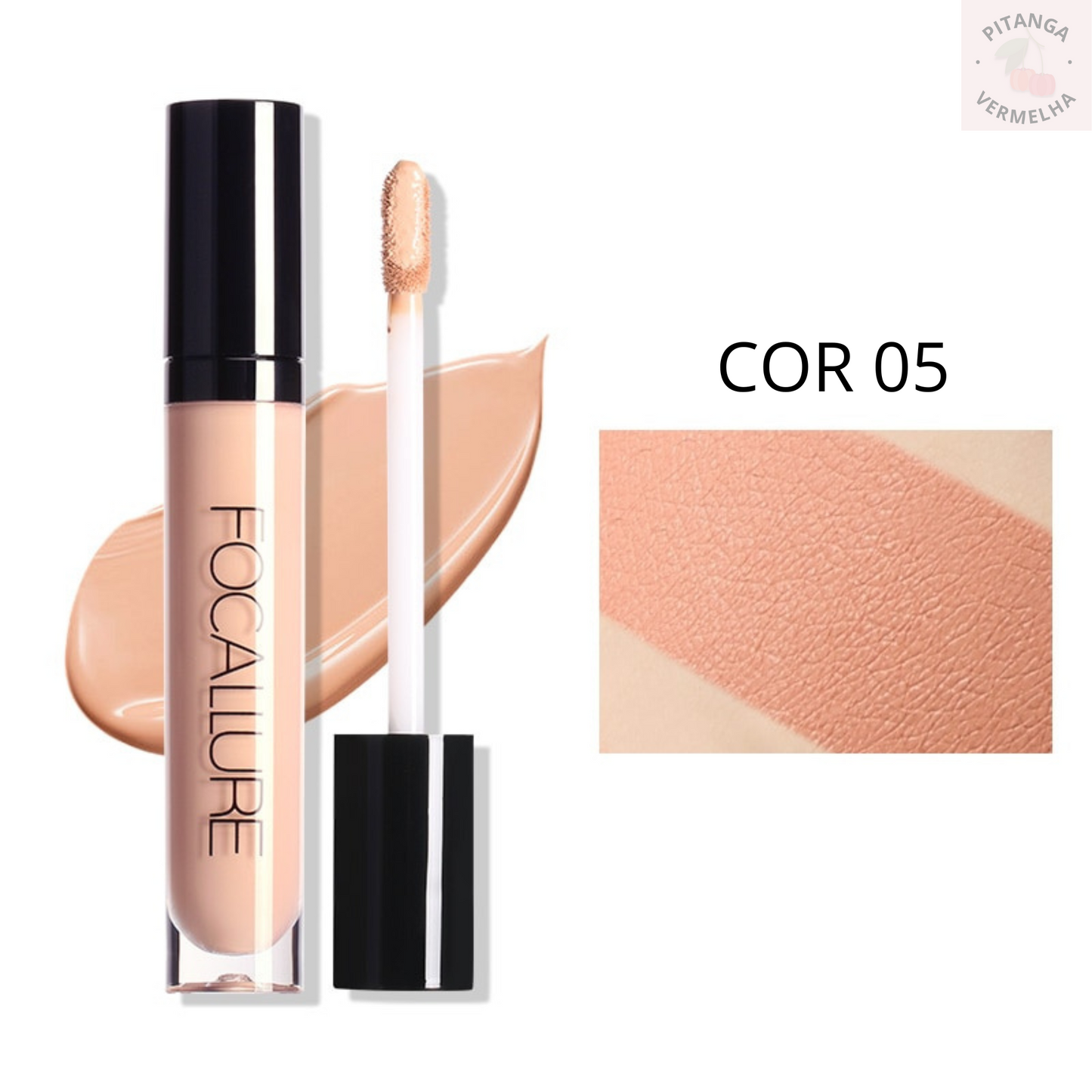 Corretivo Liquído FOCALLURE 7 Cores