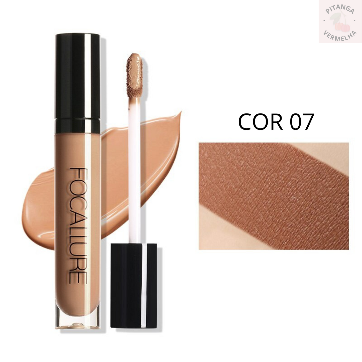 Corretivo Liquído FOCALLURE 7 Cores