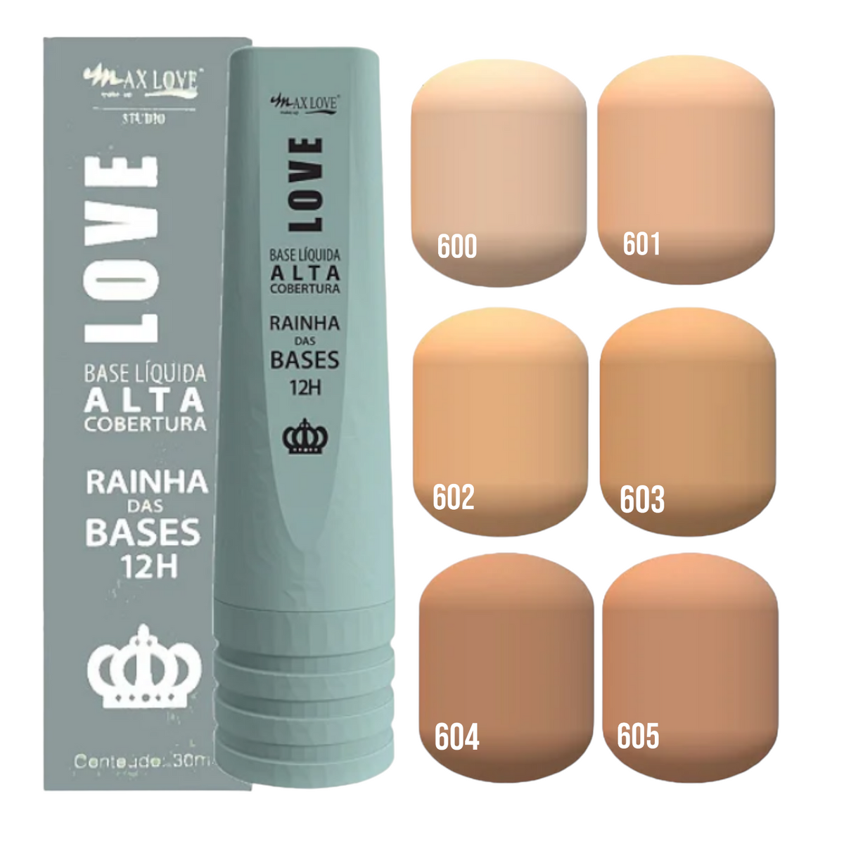 Kit Max Love – Base Alta Cobertura + Primer Hidratante
