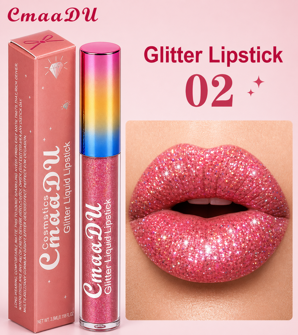 Batom Lip Gloss Brilho - Cmaadu