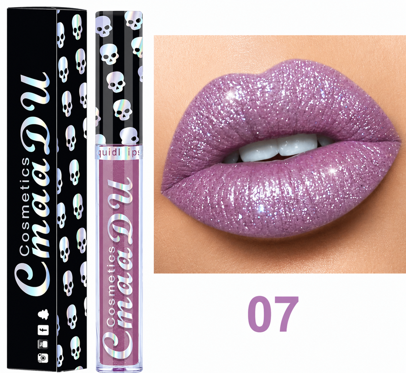 Batom Lip Gloss Brilho - Cmaadu