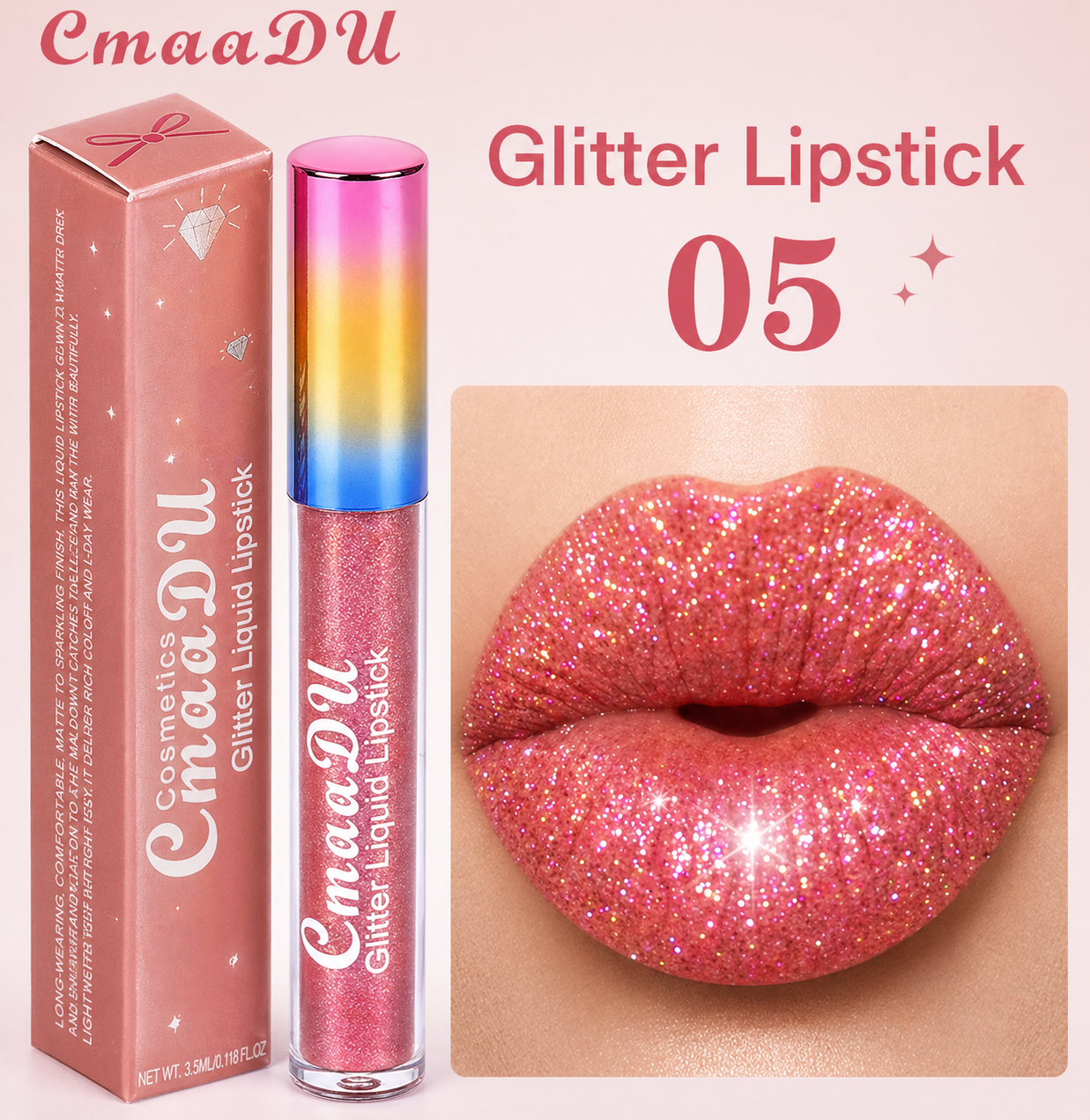 Batom Lip Gloss Brilho - Cmaadu