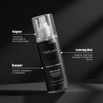 Body Splash Masculino - Barbour's Beauty