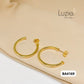 Brincos Argola - Folheado a Ouro