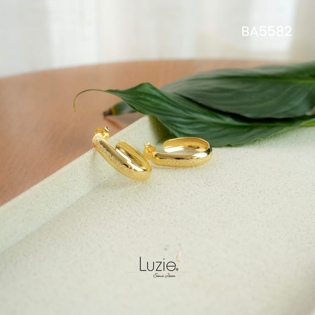 Brincos Argola - Folheado a Ouro