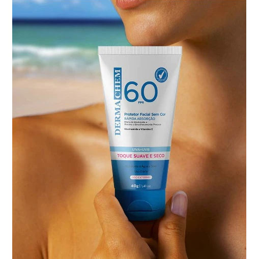 Protetor Facial sem Cor 60 FPS - Dermachem