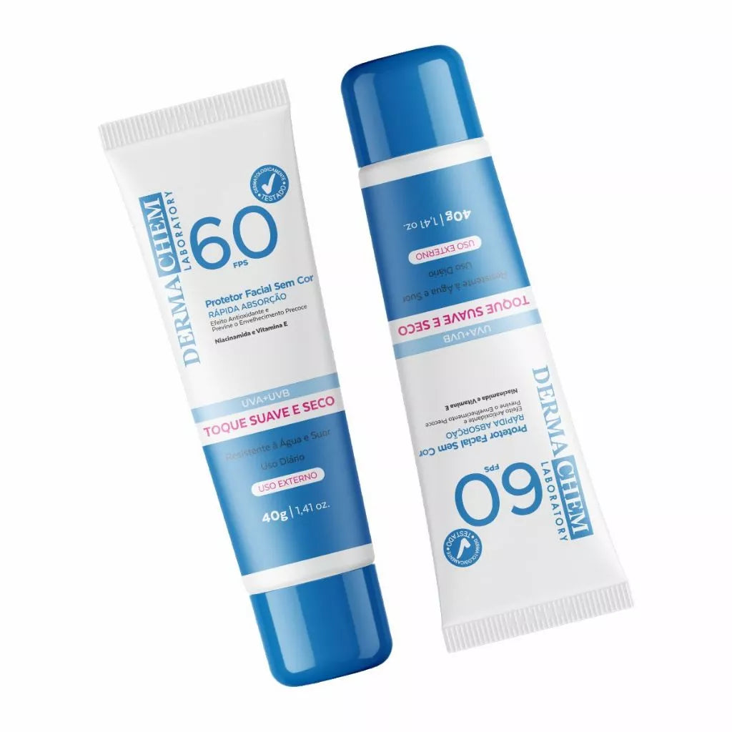 Protetor Facial sem Cor 60 FPS - Dermachem