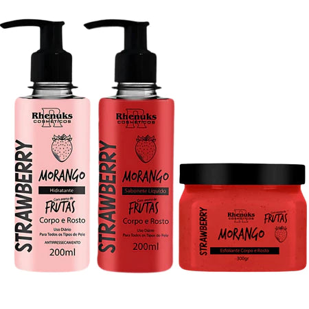 Kit Sabonete + Hidratante + Esfoliante - Rhenuks