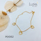 Pulseiras Femininas- Folheado a Ouro