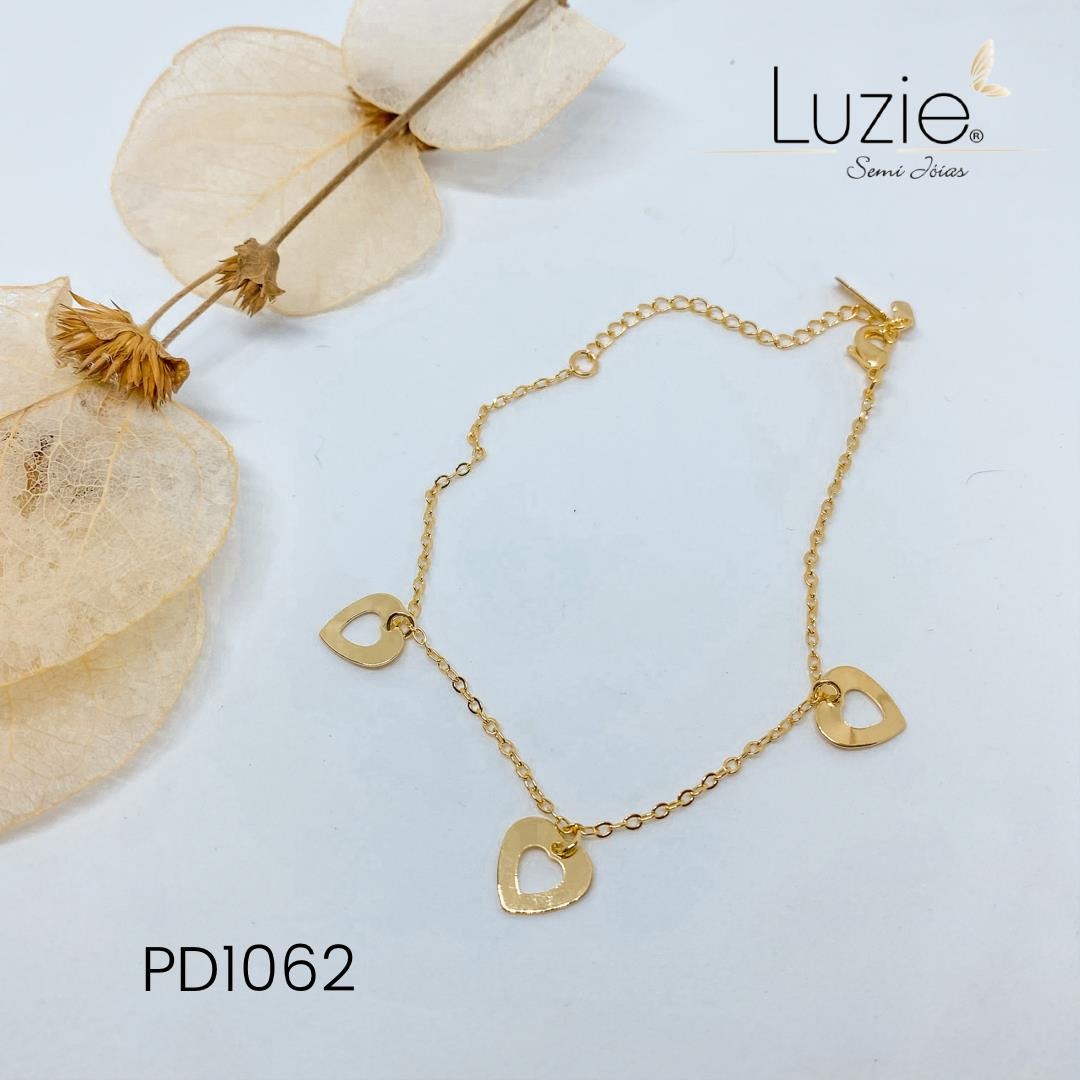 Pulseiras Femininas- Folheado a Ouro