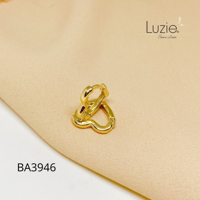 Brincos Argola - Folheado a Ouro Luzie