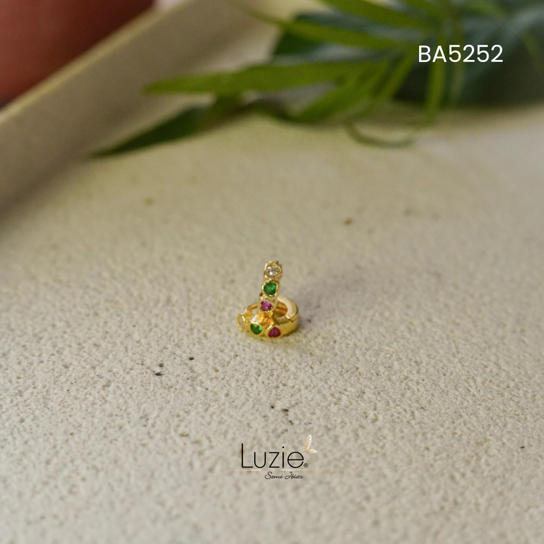 Brincos Argola - Folheado a Ouro Luzie