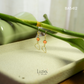 Brinco Argolinhas com pingentes - Folheado a Ouro Luzie