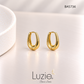 Brincos Argola - Folheado a Ouro Luzie