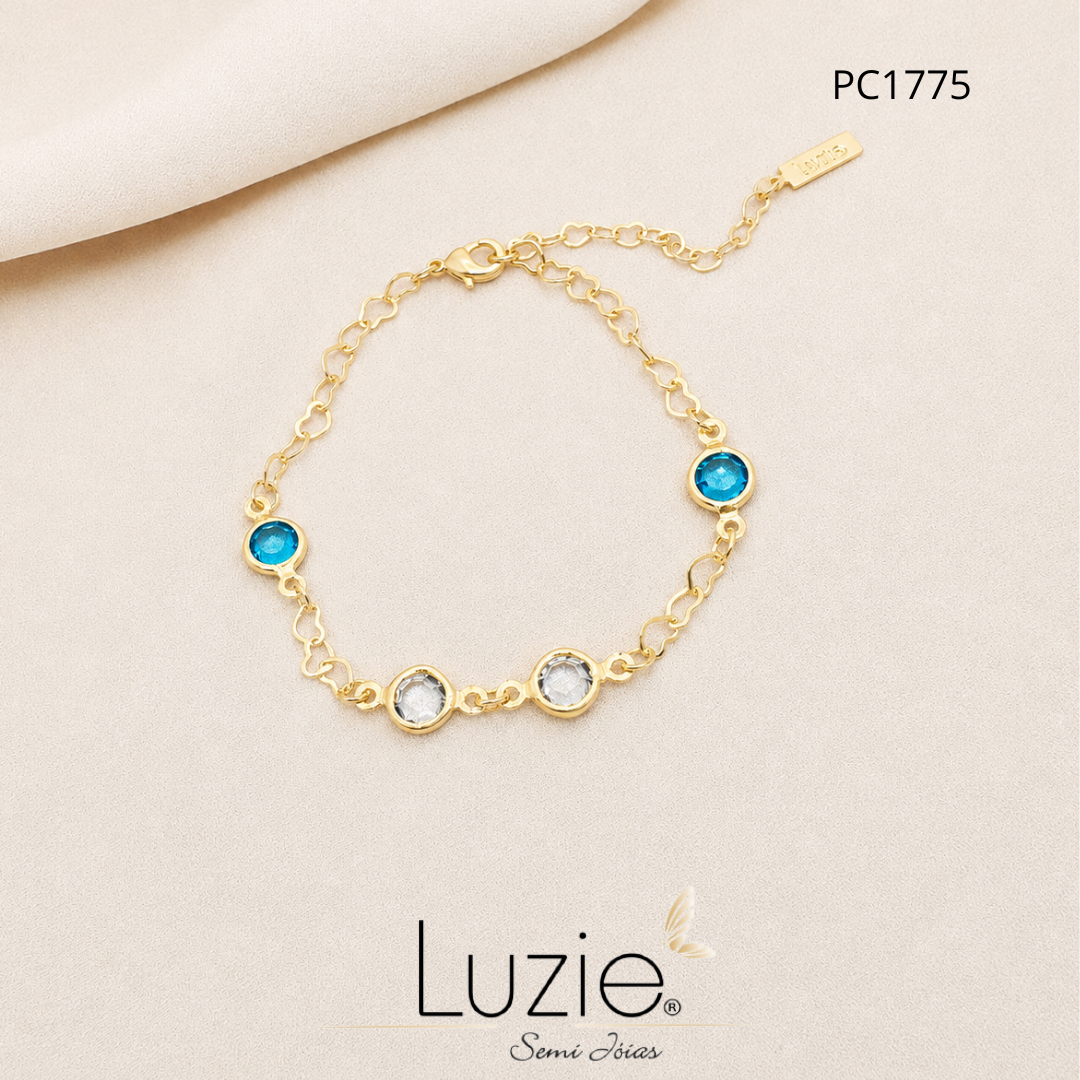 Pulseiras Femininas- Folheado a Ouro