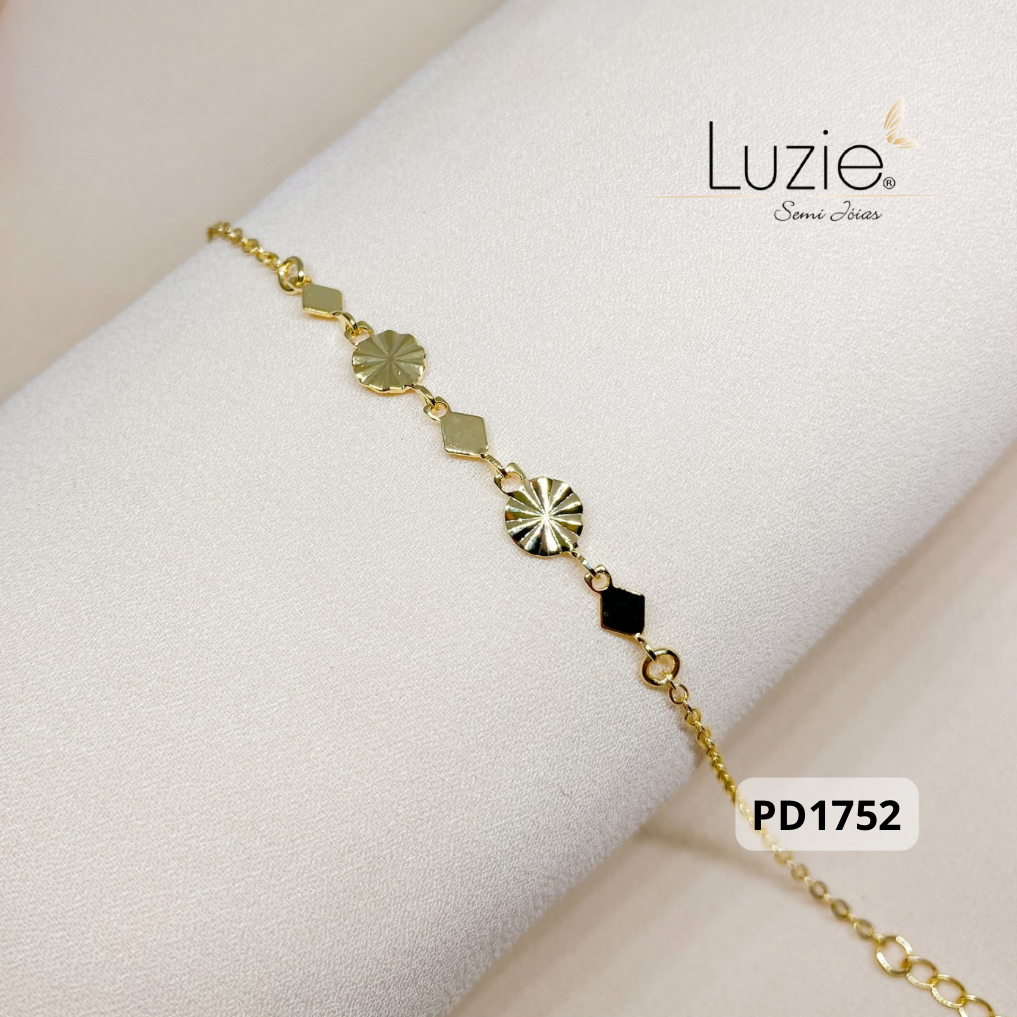 Pulseiras Femininas- Folheado a Ouro