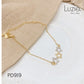 Pulseiras Femininas- Folheado a Ouro