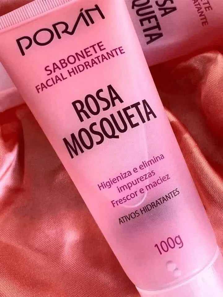 Sabonete Facial Hidratante Rosa Mosqueta Porán