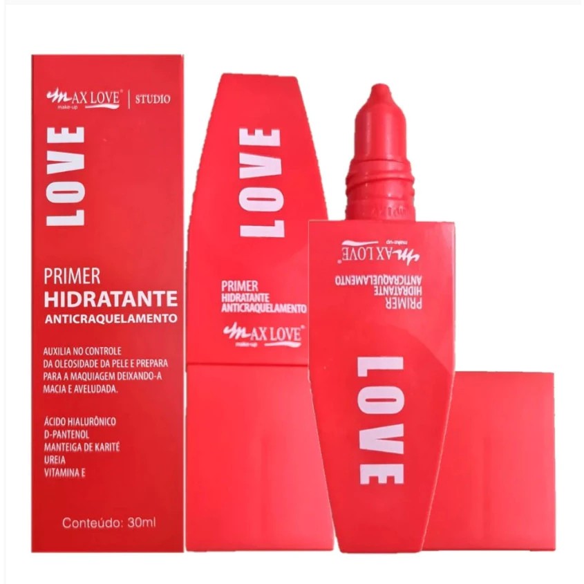 Primer Facial Anticraquelamento Hidratante Pré Make 30ml - MAXL0VE