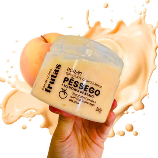 Esfoliante Pêssego Corpo e Rosto - Poran