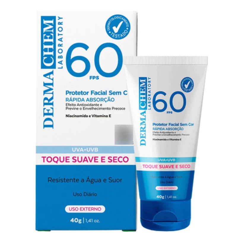 Protetor Facial sem Cor 60 FPS - Dermachem