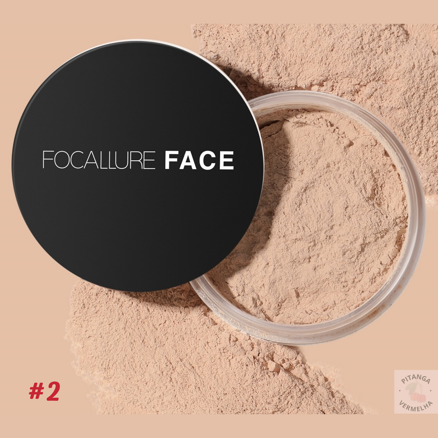 Pó Solto Facial FOCALLURE 9 Cores