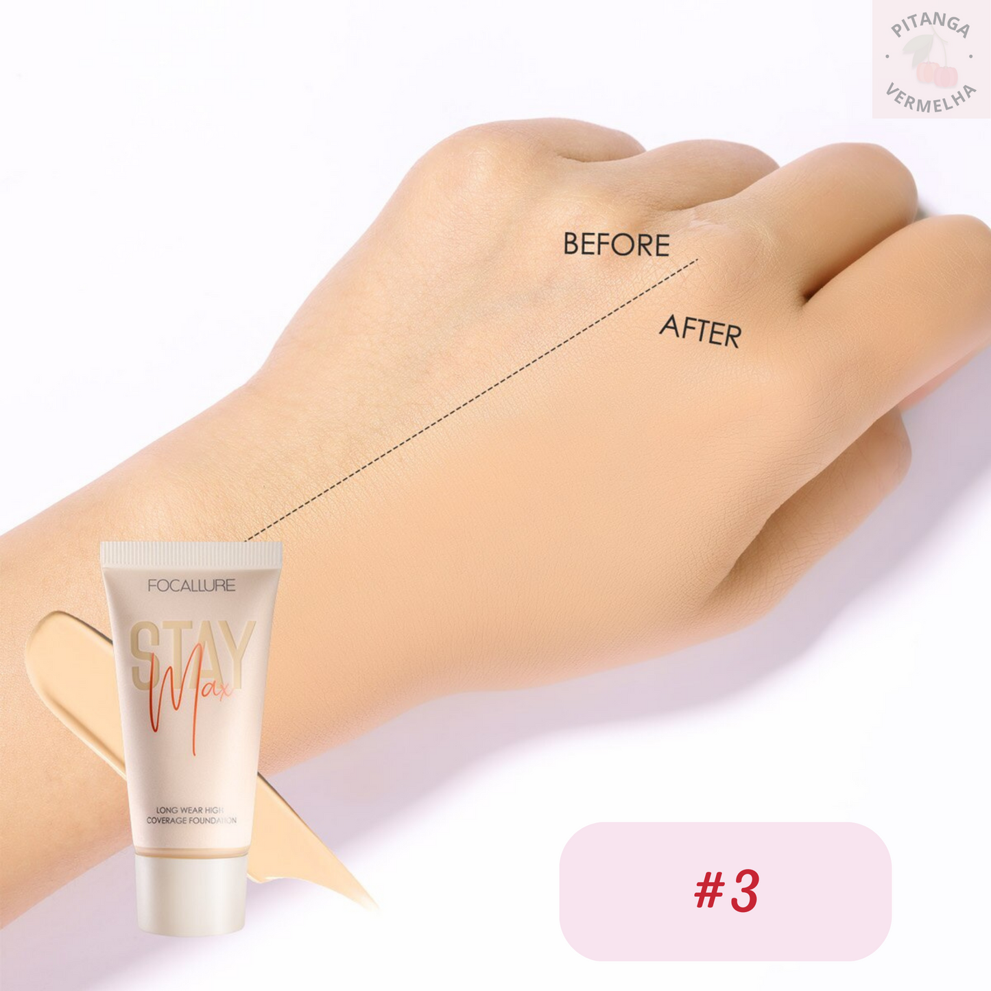 Base Líquida StayMax FOCALLURE
