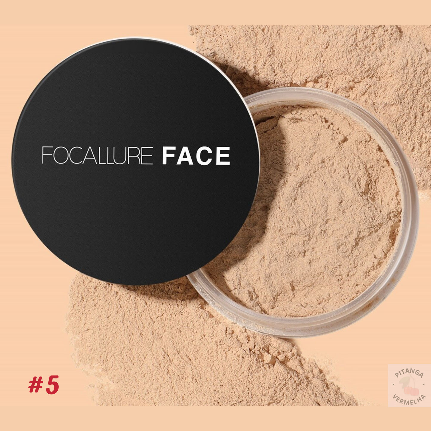Pó Solto Facial FOCALLURE 9 Cores