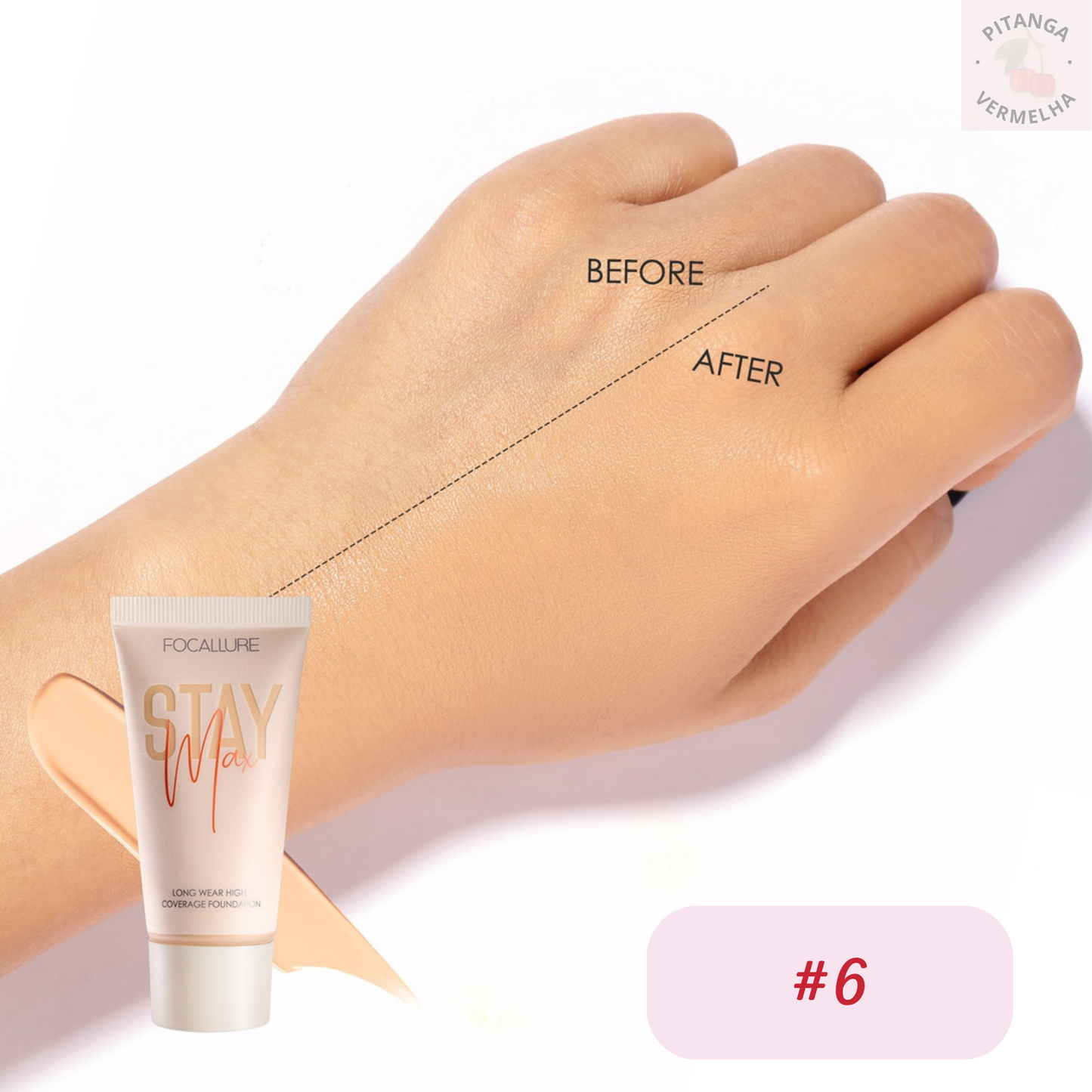 Base Líquida StayMax FOCALLURE